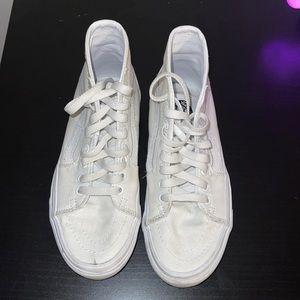 White High Top Vans